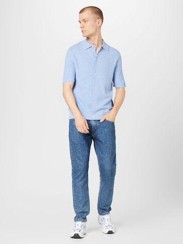 NN07 - Ajuste regular Camisa 'Nolan' en azul