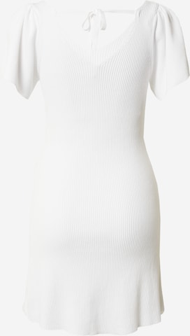 Robes en maille 'LEELO' ONLY en blanc