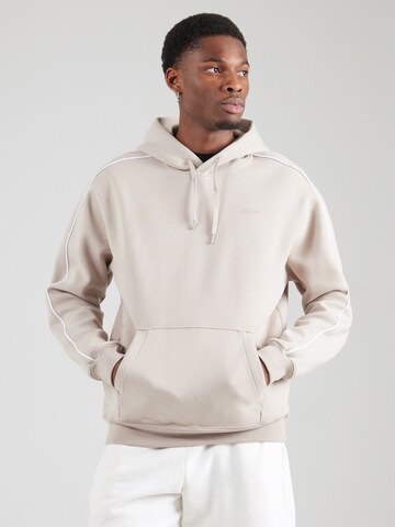 HOLLISTER - Sudadera en beige: frente