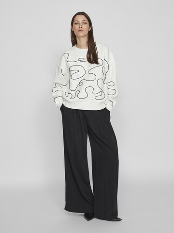 VILA Sweatshirt in Wit