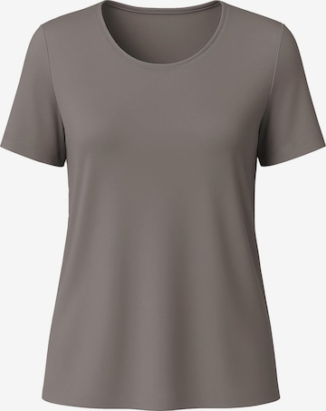 Vivisence Schlafshirt '2201' in Grau: Vorderseite