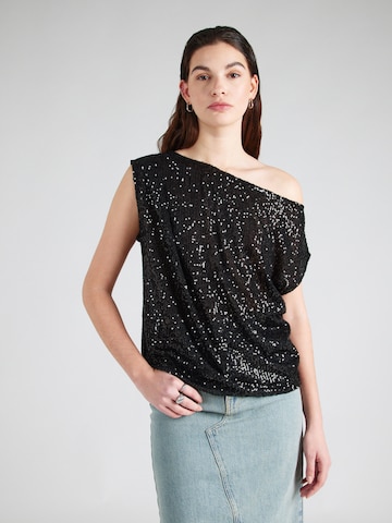 Camicia da donna di River Island in nero: frontale