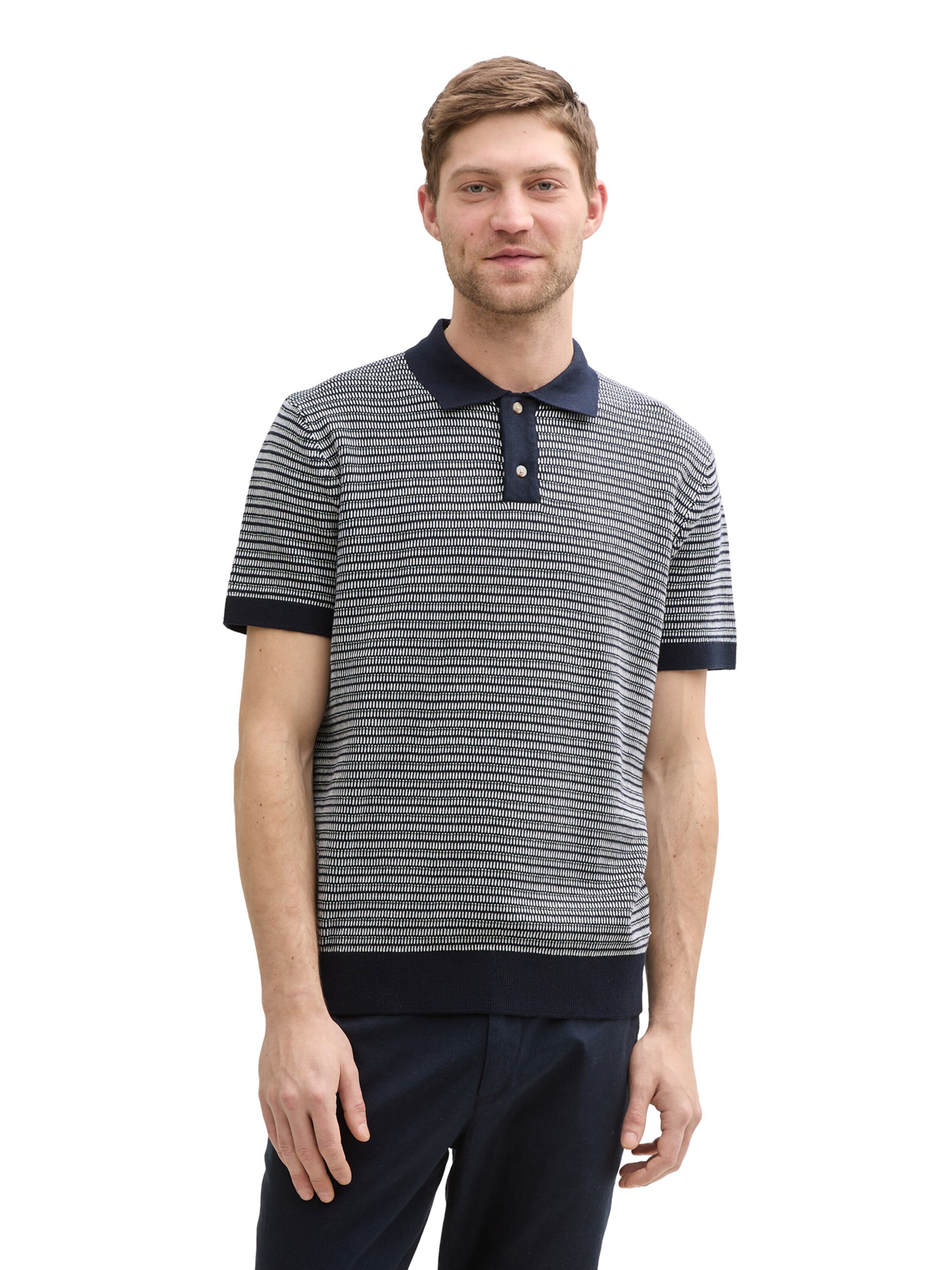 TOM TAILOR Kampsun, värv sinine: eest vaates