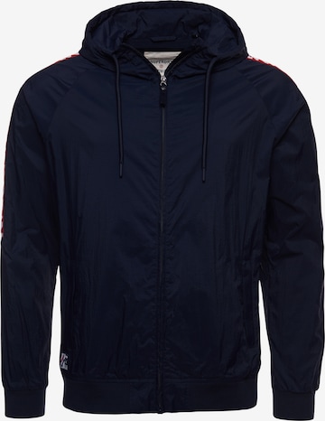 Superdry Tussenjas in Blauw: voorkant