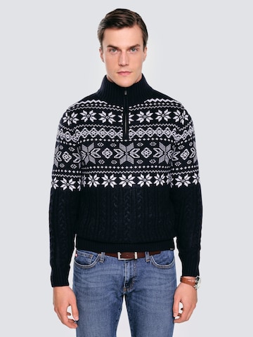 Pullover 'KEVINO' di BIG STAR in blu: frontale