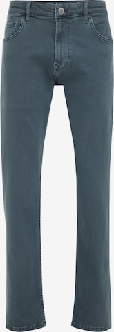 WE Fashion - Calças de ganga em azul: frente