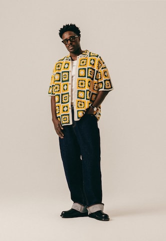 BLKVIS Regular fit Button Up Shirt in Yellow