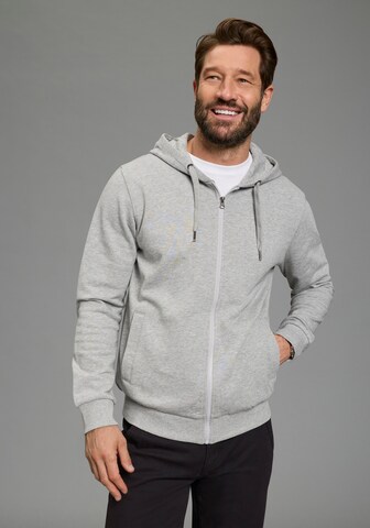 Man's World Zip-Up Hoodie 'Man's World' in Blue: front
