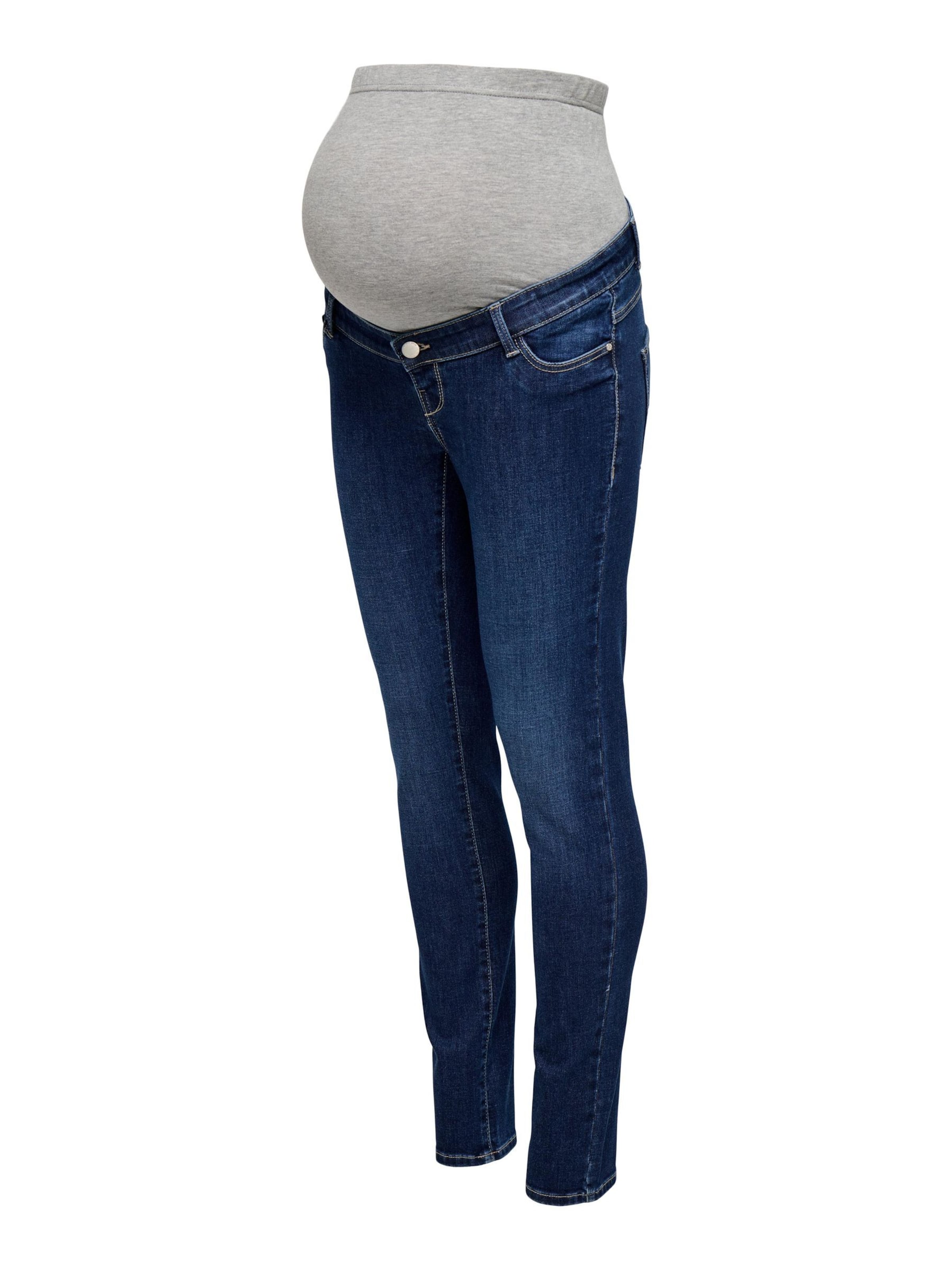 Only Maternity Skinny Jeans 'OLMRose' i blå: forside