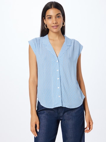 Lindex Blouse 'Perla' in Blauw: voorkant