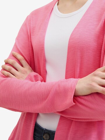 Cardigan TOM TAILOR en rose