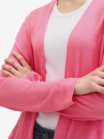 TOM TAILOR Knit Cardigan in Pink