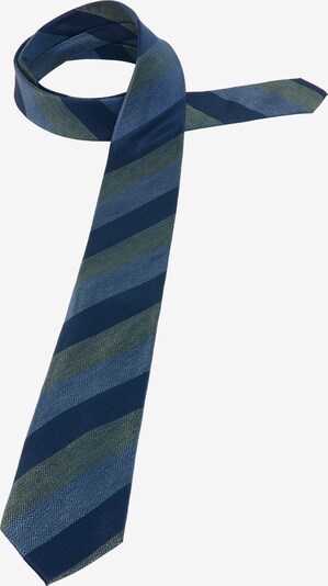 ETERNA Krawatte in hellblau / dunkelblau / oliv, Produktansicht