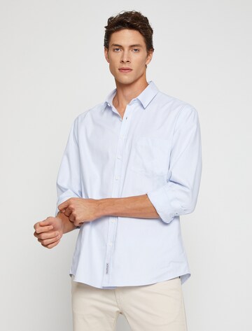 Koton Regular fit Button Up Shirt in Blue