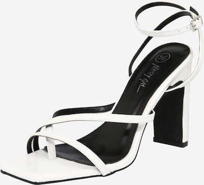 Nasty Gal Strap Sandals in Off white, Item view