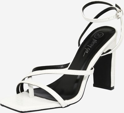 Nasty Gal Remienkové sandále - šedobiela, Produkt