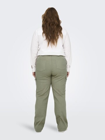 Regular Pantalon cargo 'YARROW-VOX' ONLY Carmakoma en vert