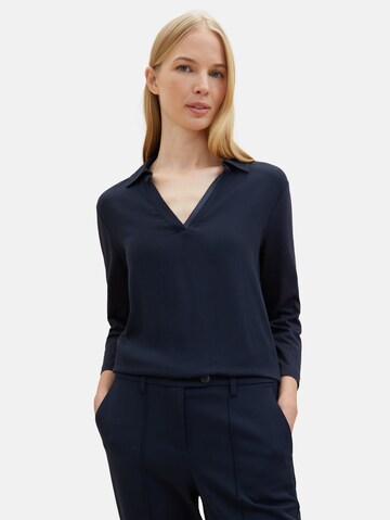 TOM TAILOR Blouse in Blue