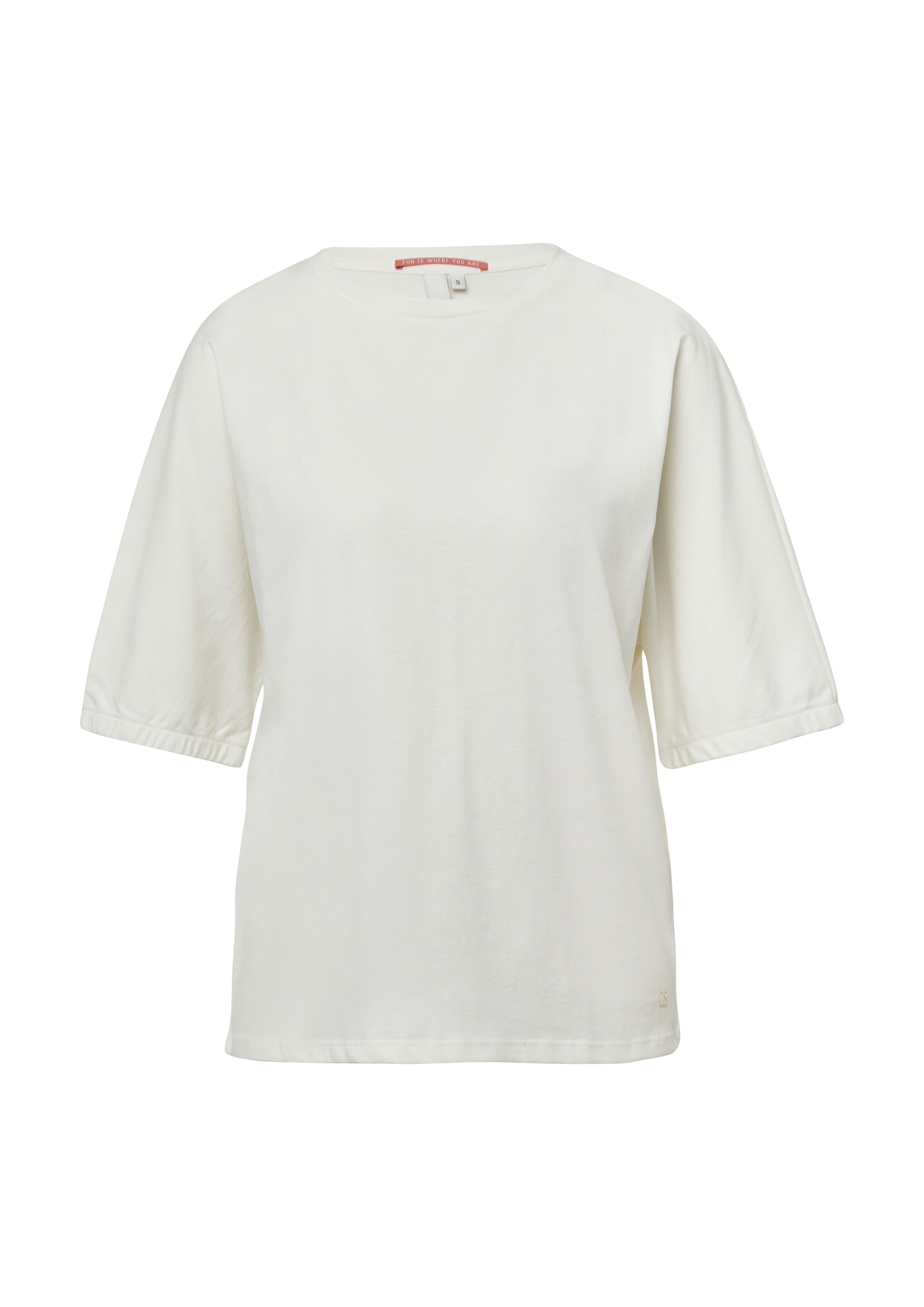 QS Shirt in Wit: voorkant