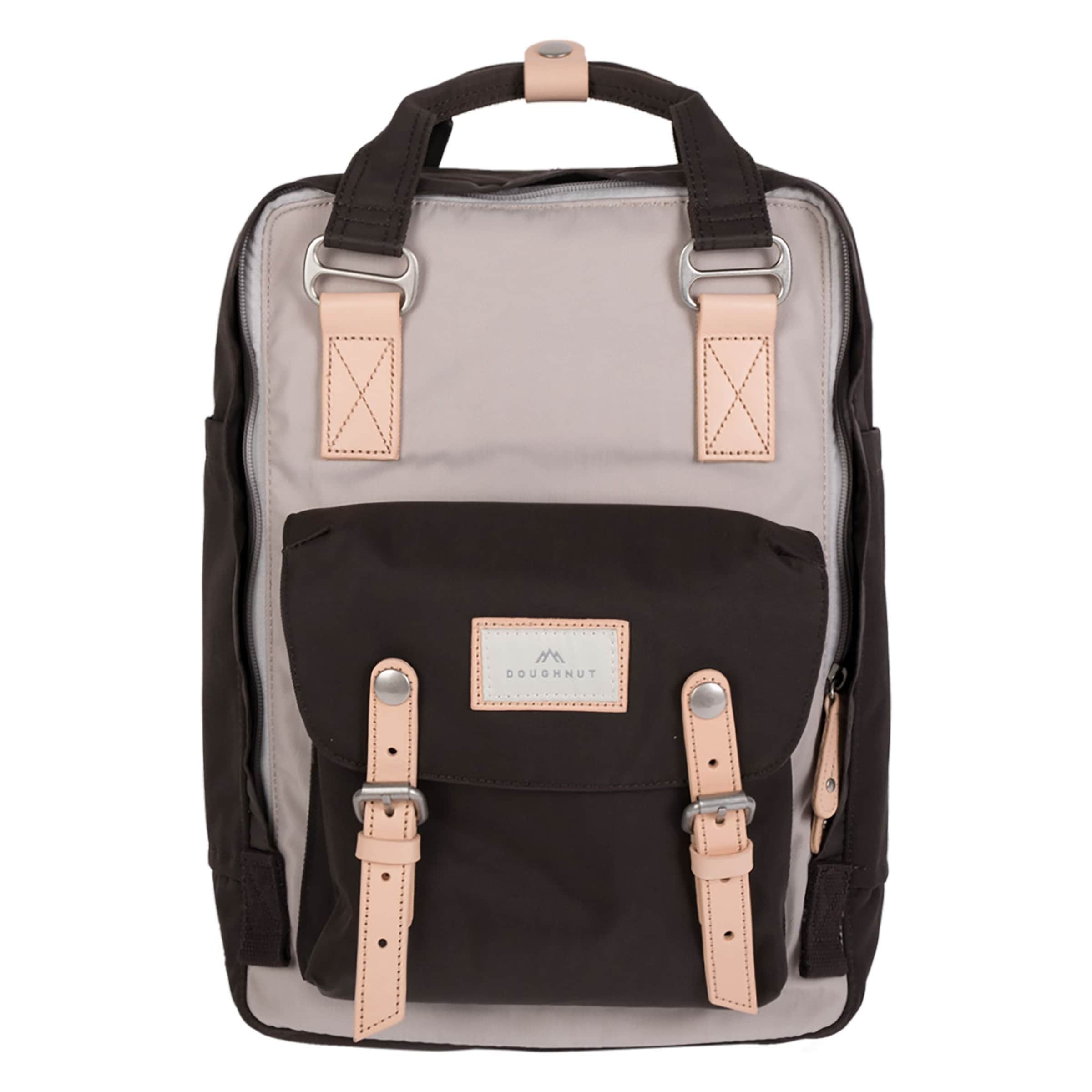 Doughnut Backpack in Brown: front
