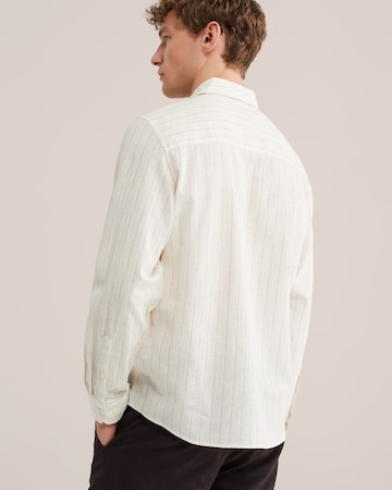WE Fashion Средняя посадка Деловая рубашка в Белый