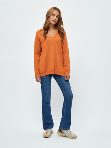 Pull-over oversize 'Rosalia' Peppercorn en orange