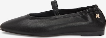juoda TOMMY HILFIGER Balerinos: priekis