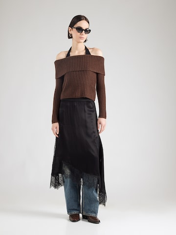 Abercrombie & Fitch Sveter - Hnedá