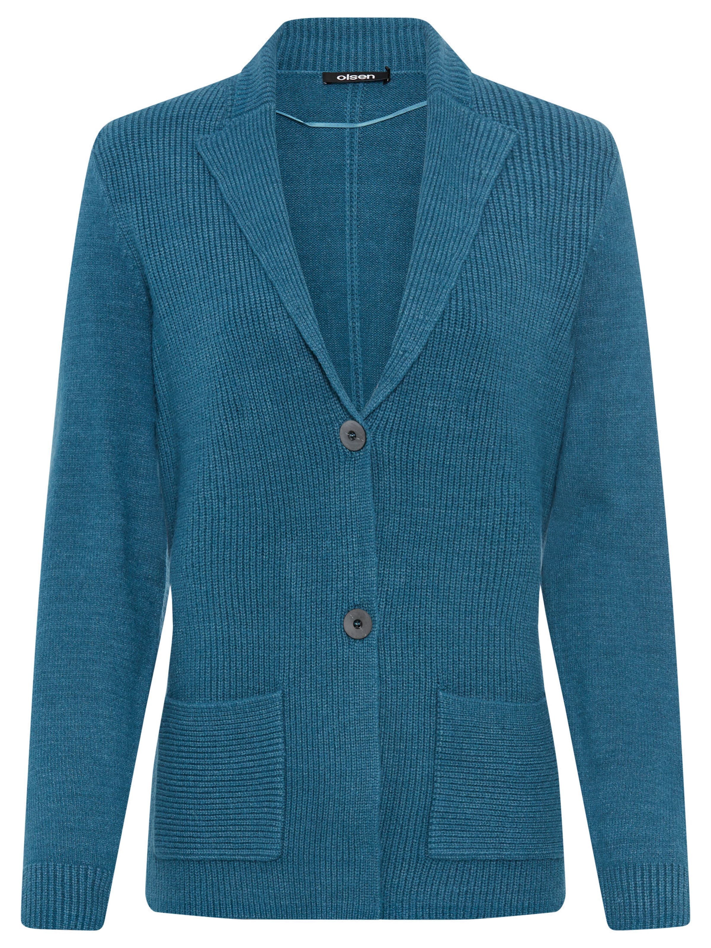 Olsen Knit cardigan in Blue: front