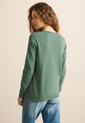 CECIL Pullover mit Mesh-Detail in Grün