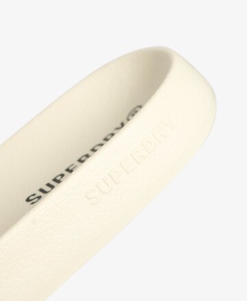 Claquettes / Tongs 'City Luxe' Superdry en blanc