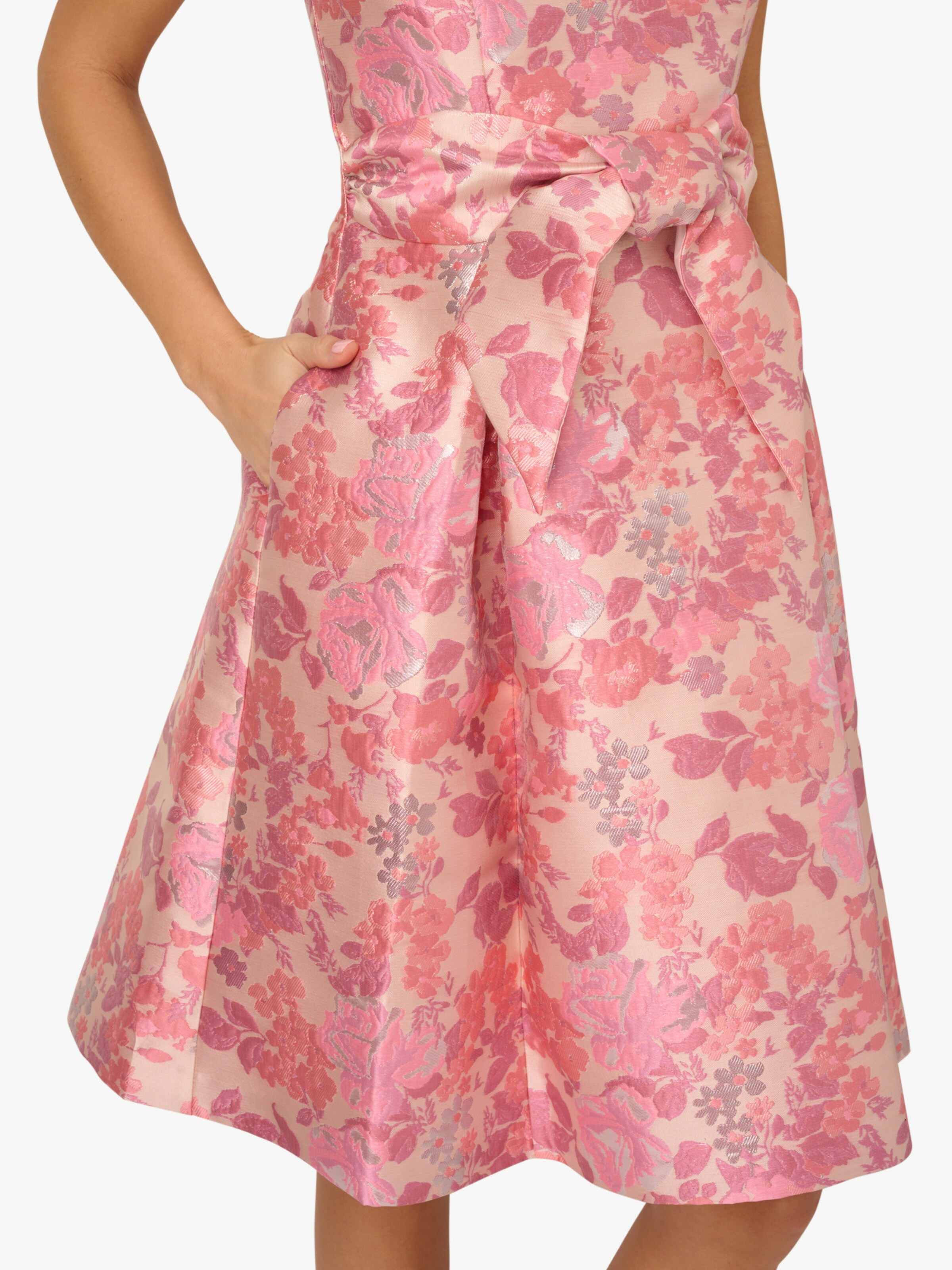 【海外限定】AdriannaPapell ドレス☆Pink Sleeveless Tie Front ADRIANNA PAPELL Sleeveless tie front dress | Harvey Nichols