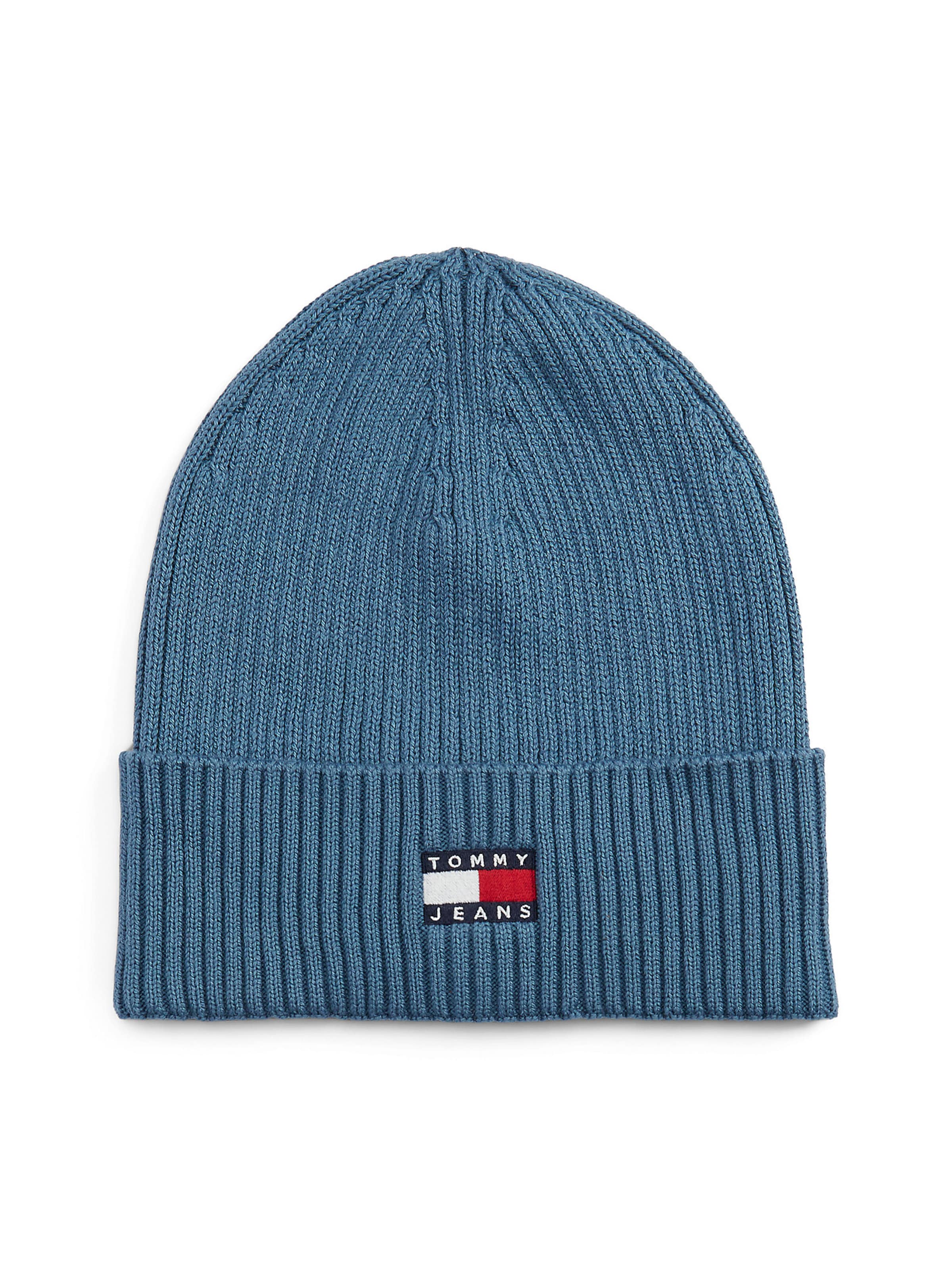 Tommy Jeans Beanie 'Heritage' in Blue: front