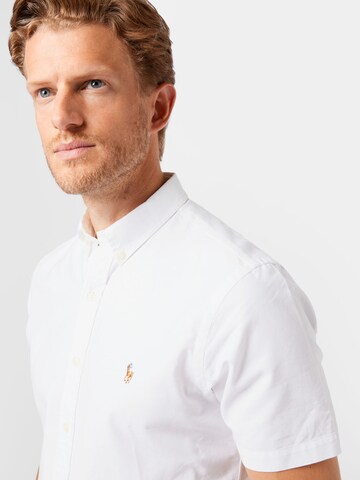 Coupe slim Chemise Polo Ralph Lauren en blanc