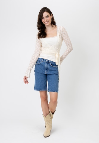 Cardigan 'Sylva' OH APRIL en blanc