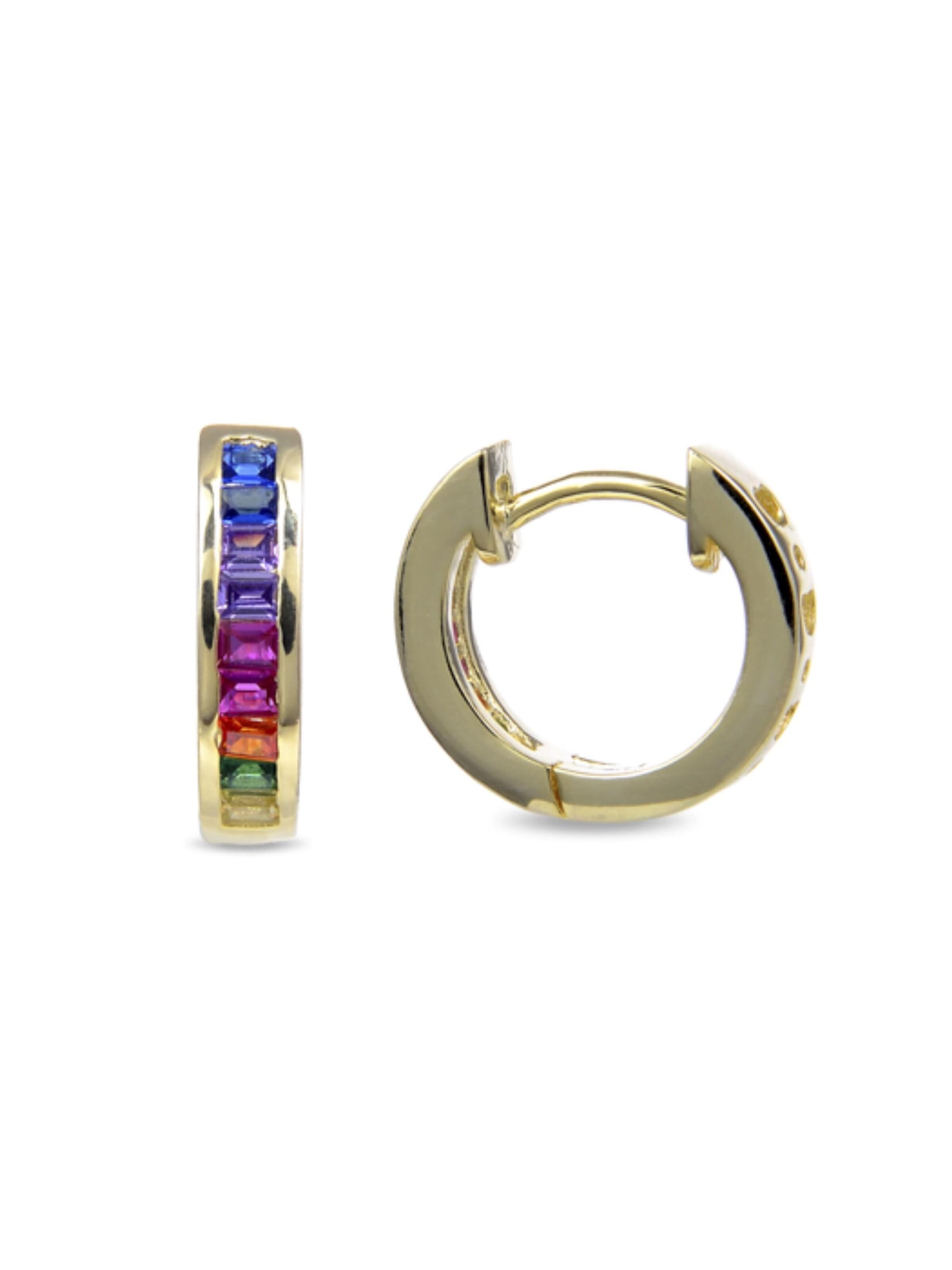 Boucles d'oreilles 'Tuhato' Luxenter en mélange de couleurs : devant