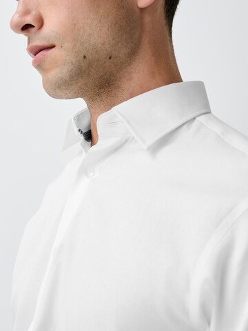 Next Slim fit Button Up Shirt in White