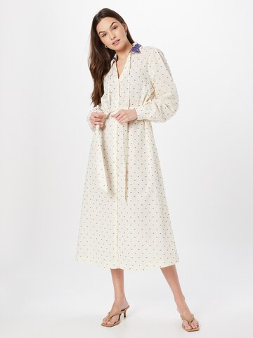 Atelier Rêve Shirt Dress in Beige