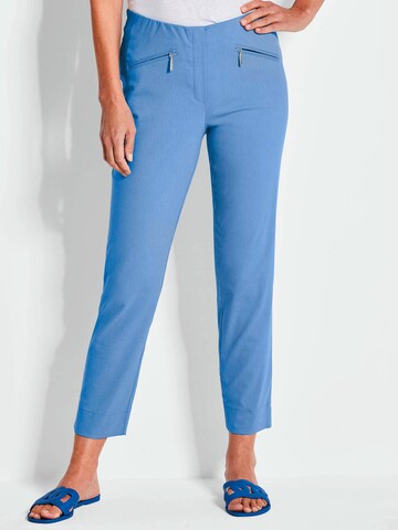 Goldner Tapered Trousers 'LOUISA' in Blue