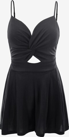 AIKI KEYLOOK Jumpsuit 'Unstoppable' in Black: front