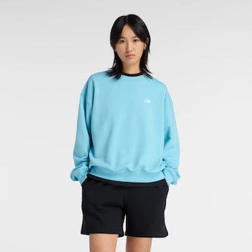 new balance Sweatshirt 'Essentials' in Blau: Vorderseite