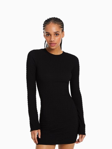 Bershka Dress in Black: front