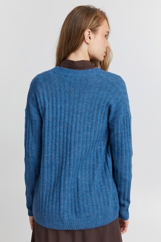 ICHI Strickjacke 'KAMARA' in Blau