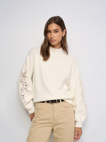Salsa Jeans Trui in Beige: voorkant