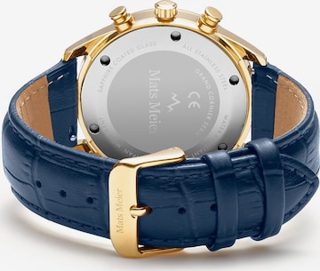 Mats Meier Analoog horloge in Blauw