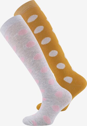 EWERS Къси чорапи в жълто: отпред