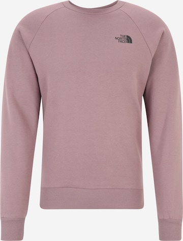 THE NORTH FACE Sweatshirt 'REDBOX' in Grijs: voorkant