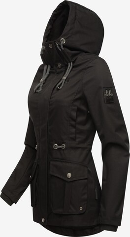 MARIKOO Between-seasons parka 'Babetaa' in Black