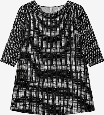 SHEEGOTunika - crna boja: prednji dio