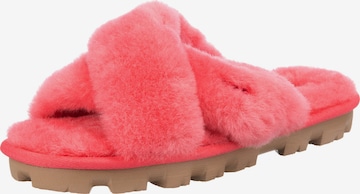 UGG Huisschoenen 'Fuzzette' in Roze: voorkant